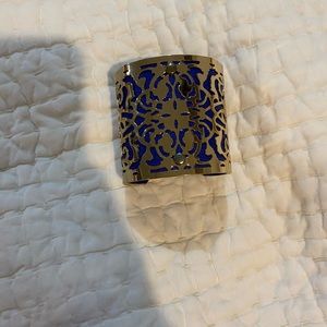 Cute gold and blue bracelet. Never worn!